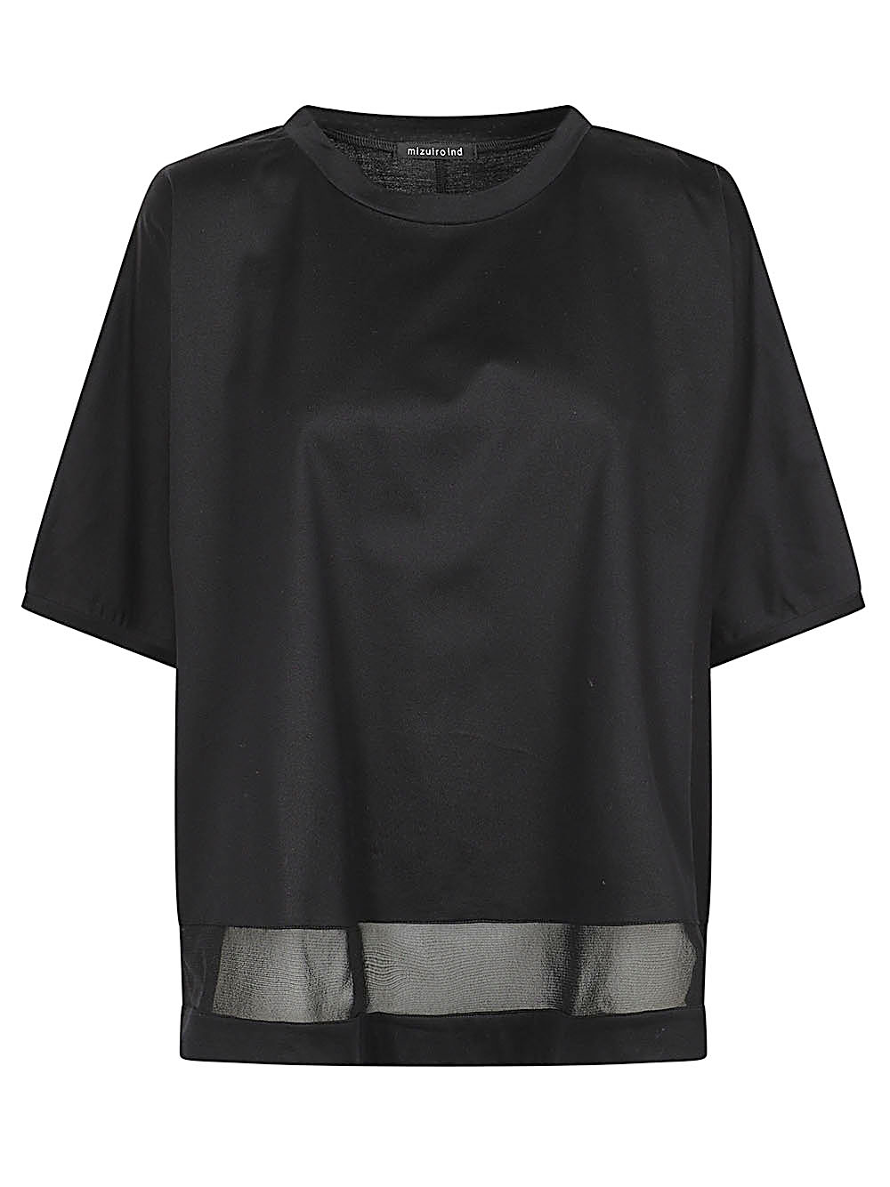 MIZUIRO T-shirts and Polos BLACK