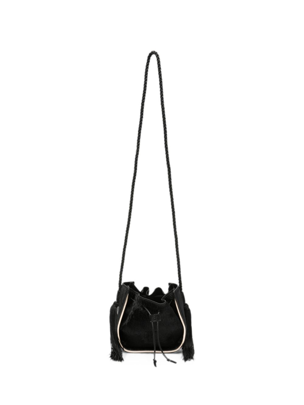 Forte Forte Calf Hair Drawstring Bag