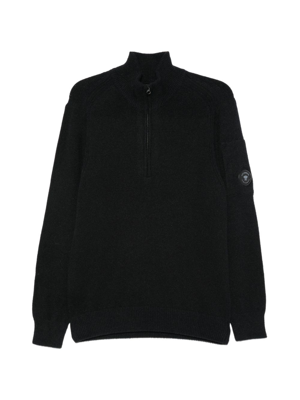 C.P. Company Lens Detail Quarter-Zip Sweater