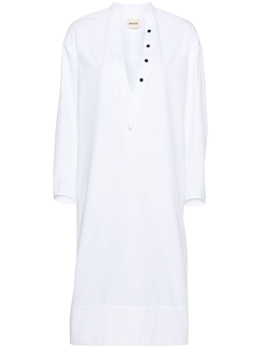 Khaite Brom cotton tunic dress