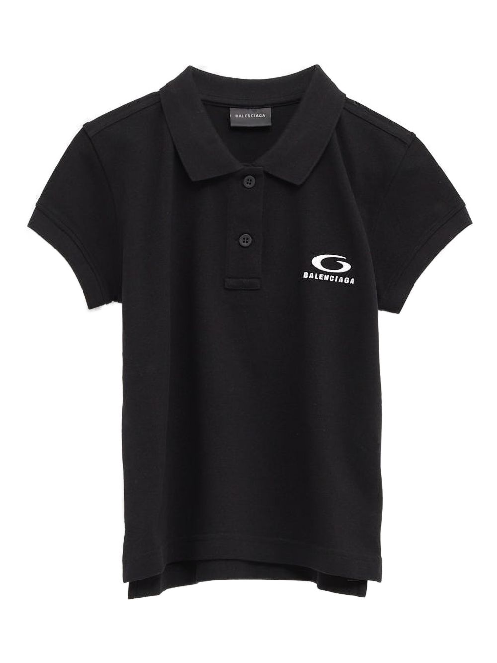 Balenciaga logo-embroidered polo shirt