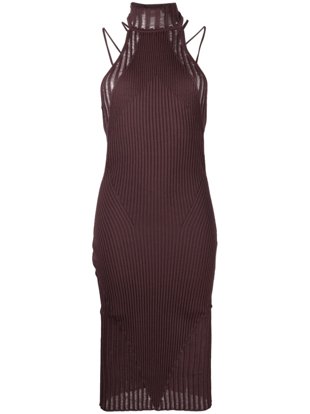 AndreÄdamo Ribbed midi dress