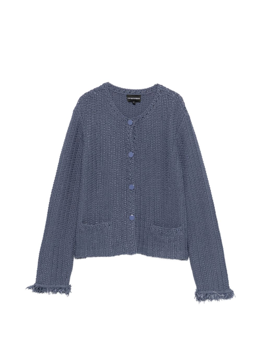 Emporio Armani Cotton blend blazer jacket