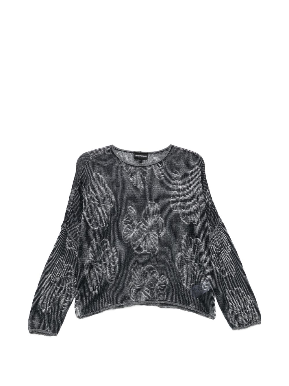 Emporio Armani Embroidered crewneck sweater