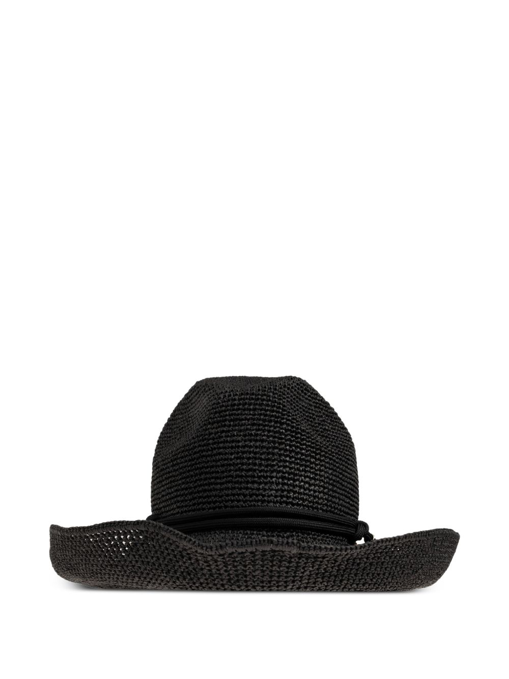 Emporio Armani Natural Cord Sun Crochet Hat