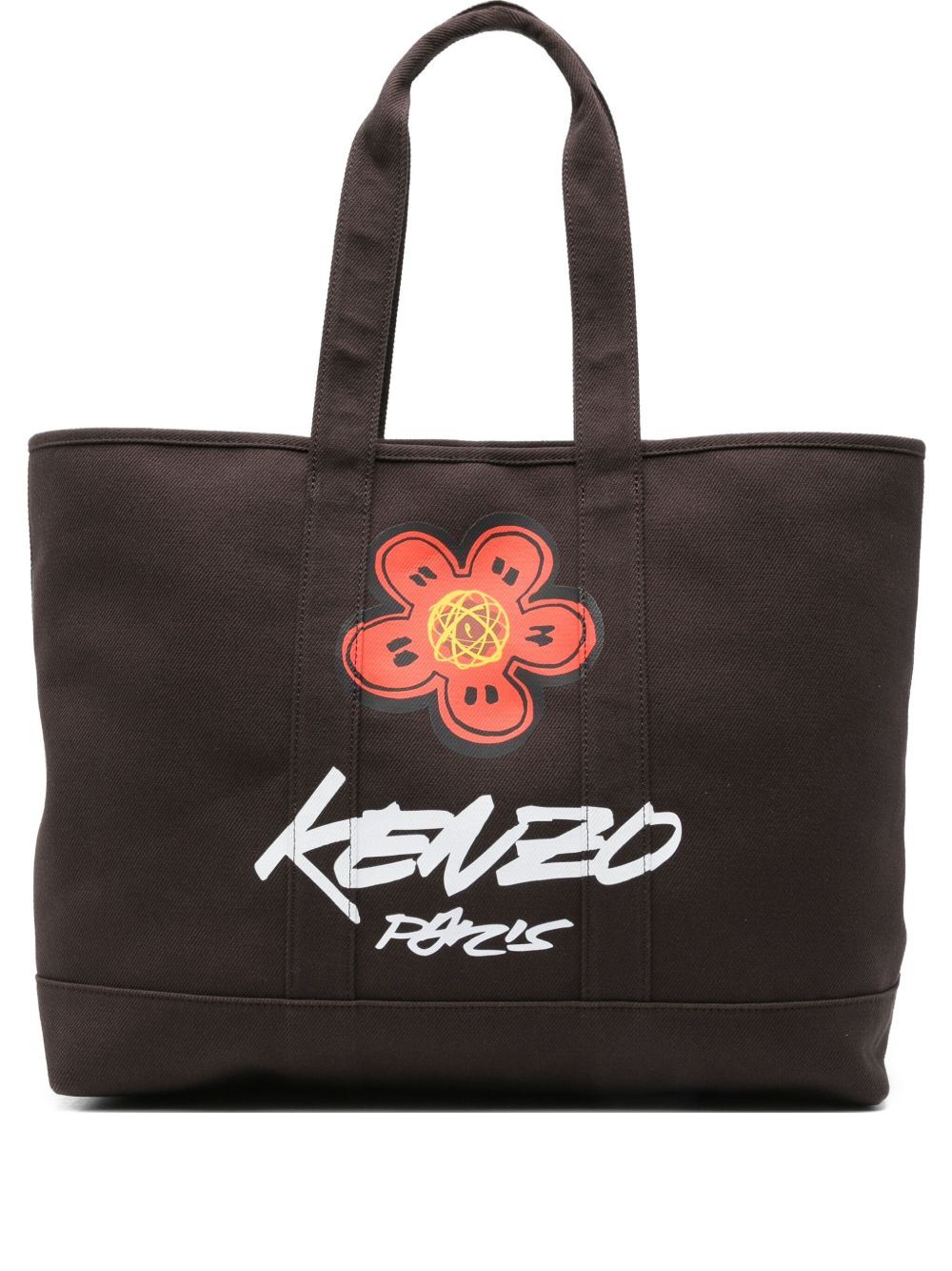 Kenzo x Futura 2000' large tote bag 'Kenzo Utility' in canvas