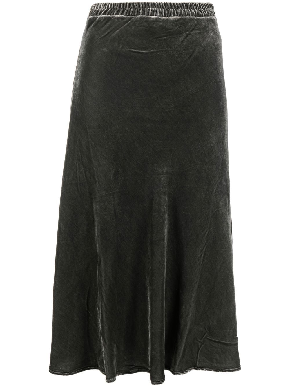 Gold Hawk Velvet long skirt
