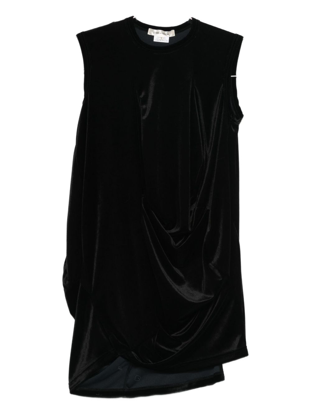 Comme Des GarÃ§ons Draped Sleeveless Top