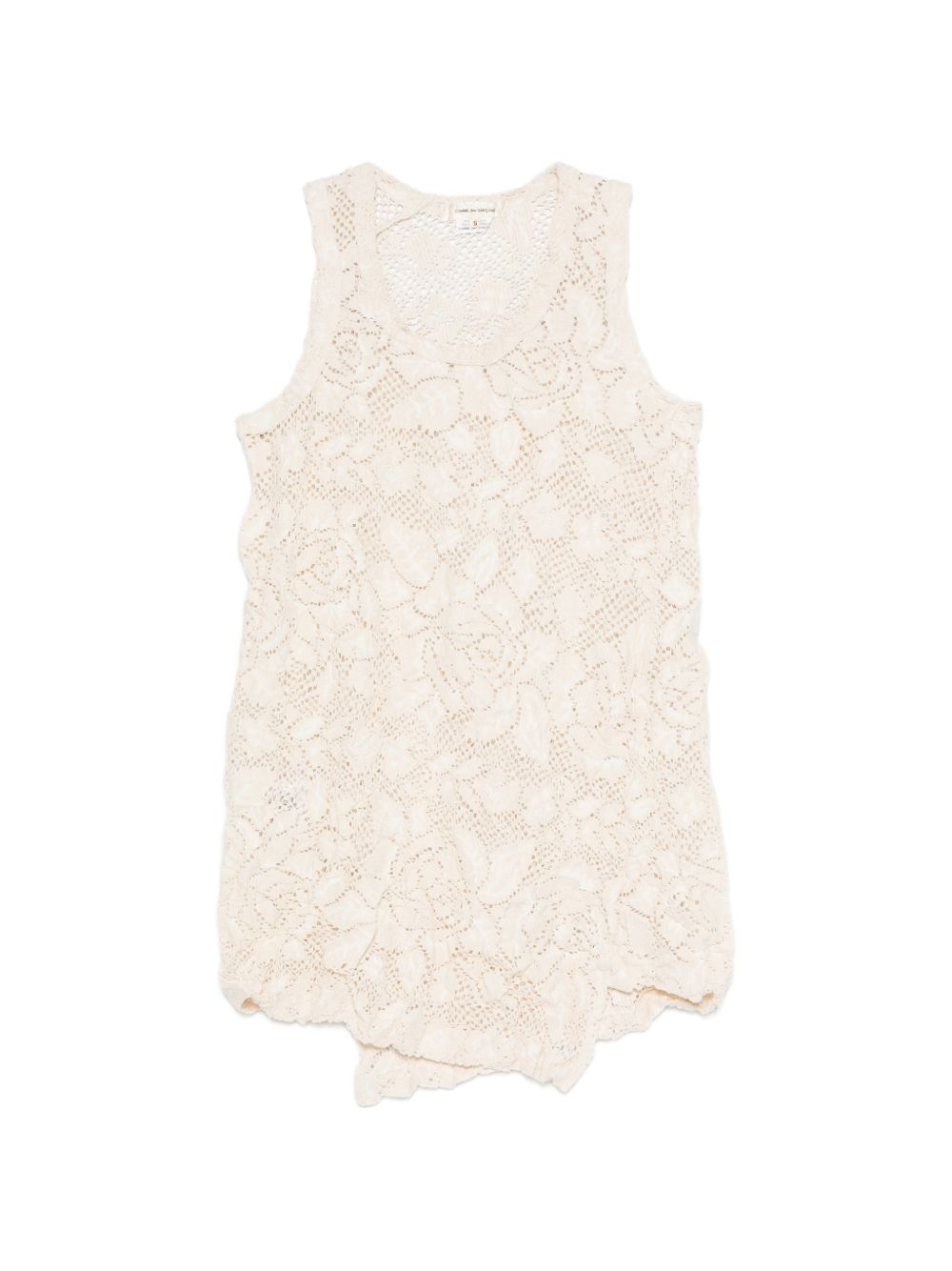 Comme des GarÃ§ons Cotton Blend Tank Top