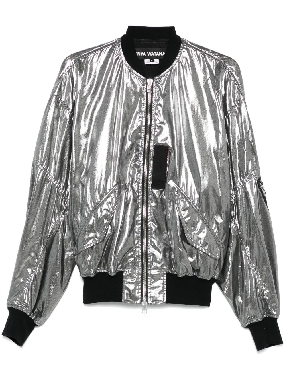Junya Watanabe Metallic effect bomber jacket