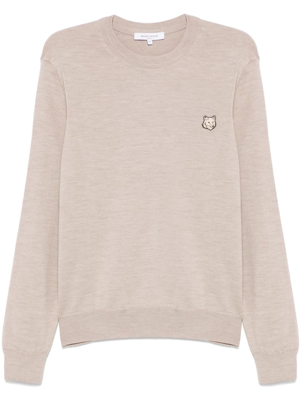 Maison Kitsune Fox motif sweater