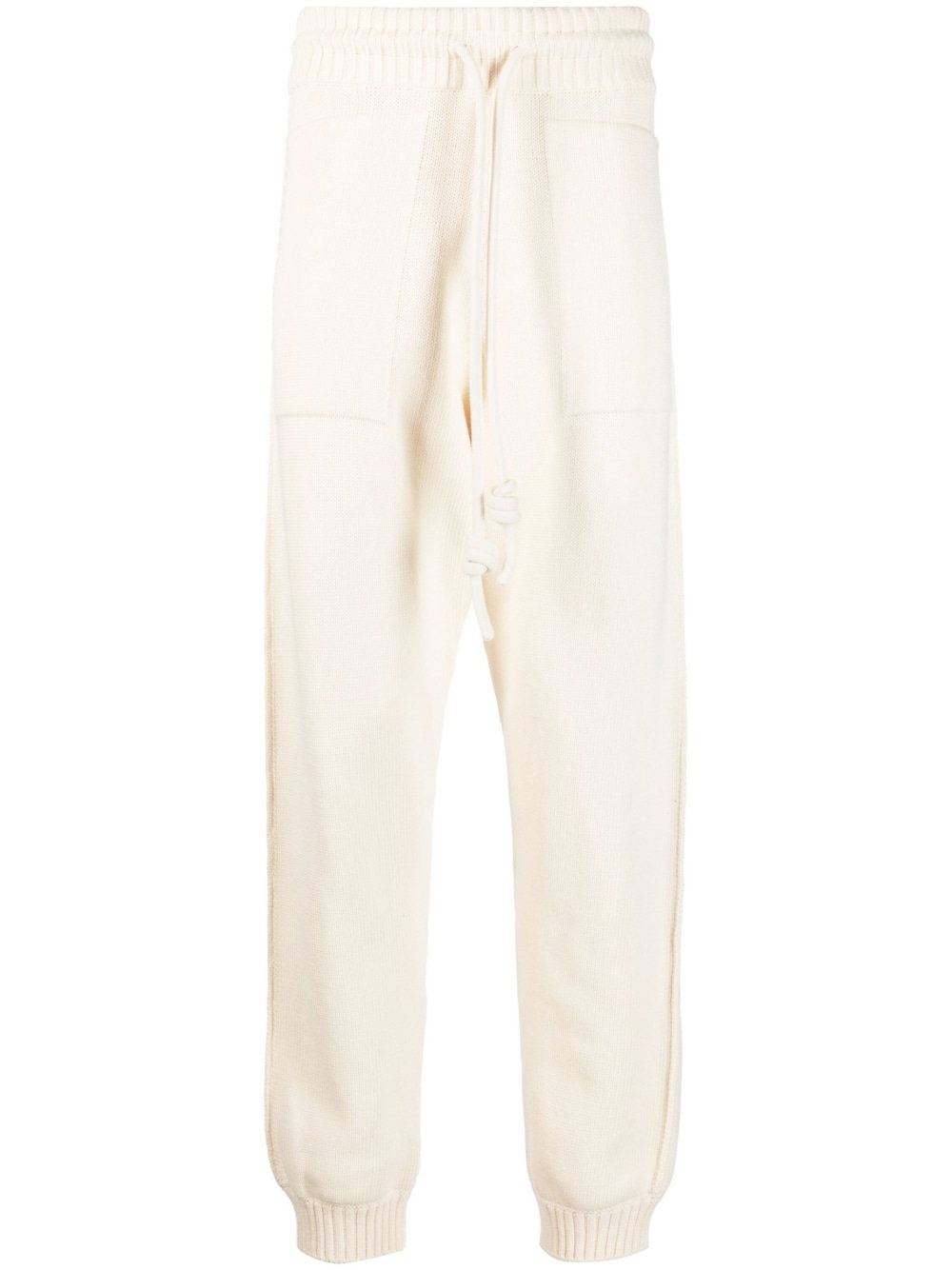 Off White Diag-stripe knitted track pants