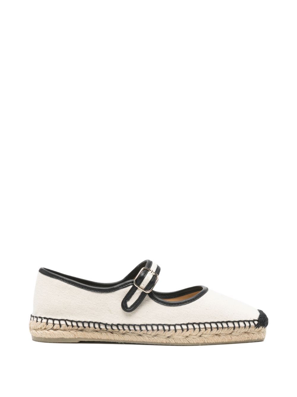 Castañer Padua Bicolor Canvas Mary Jane Espadrilles.