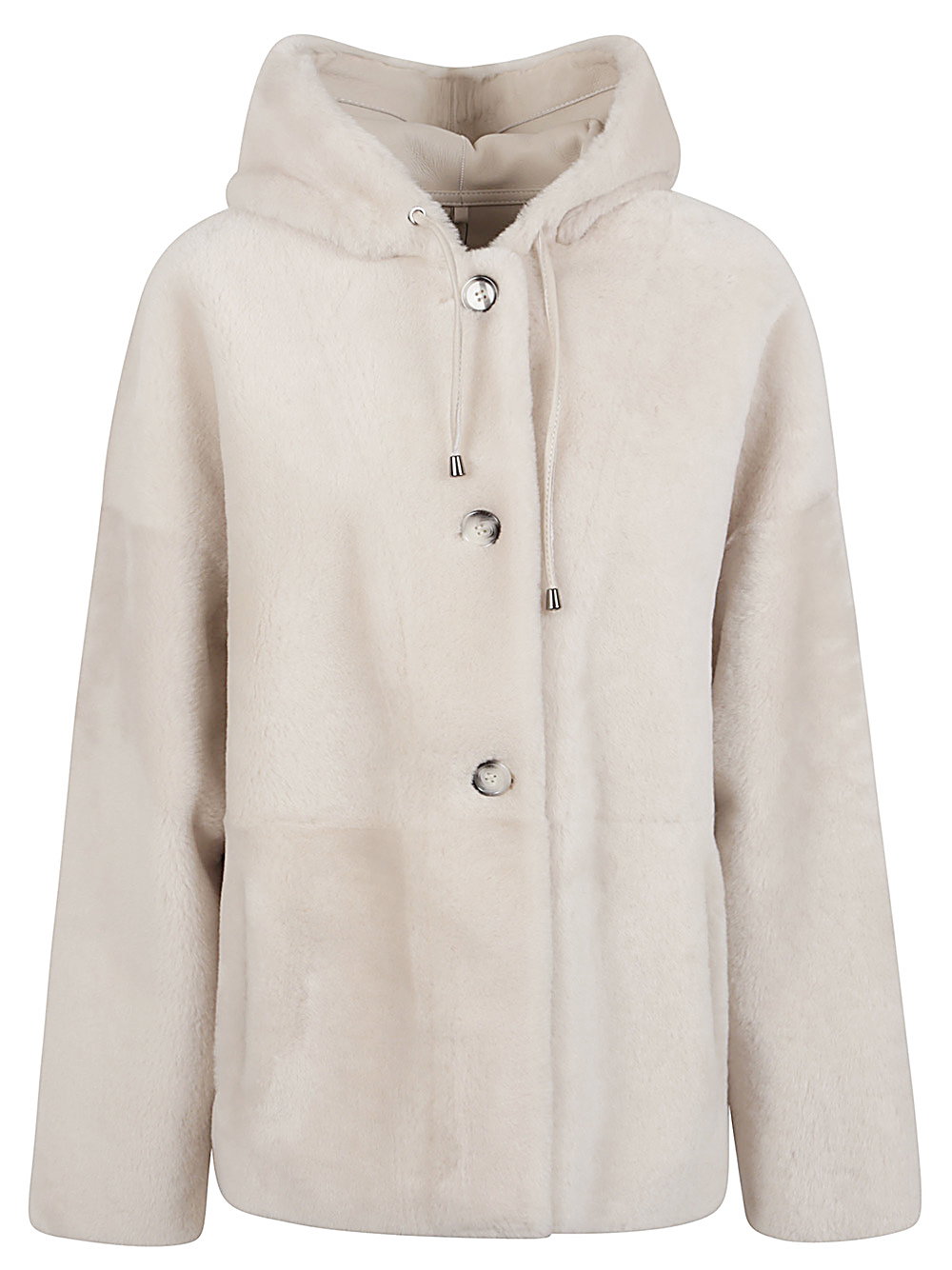 Enes Fur hooded jacket