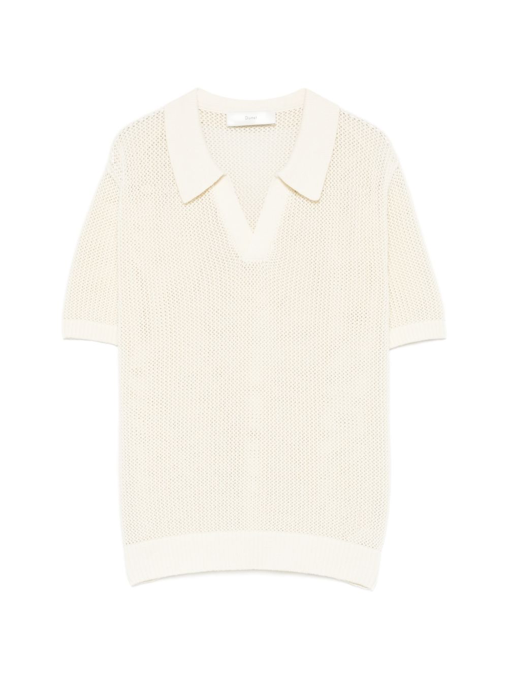 Dunst Cotton and linen polo shirt