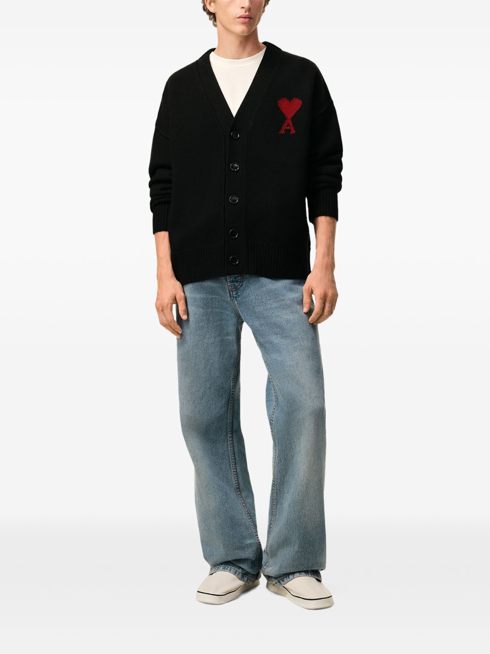 AMI PARIS Sweaters BLACK