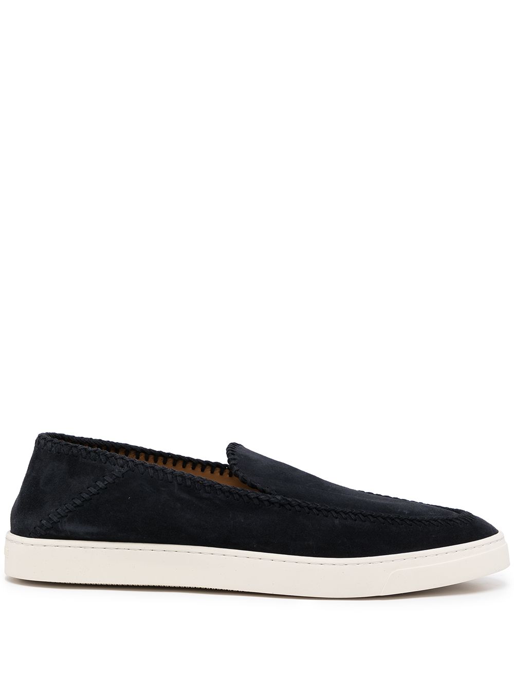 Giorgio Armani Leather slip-on sneakers