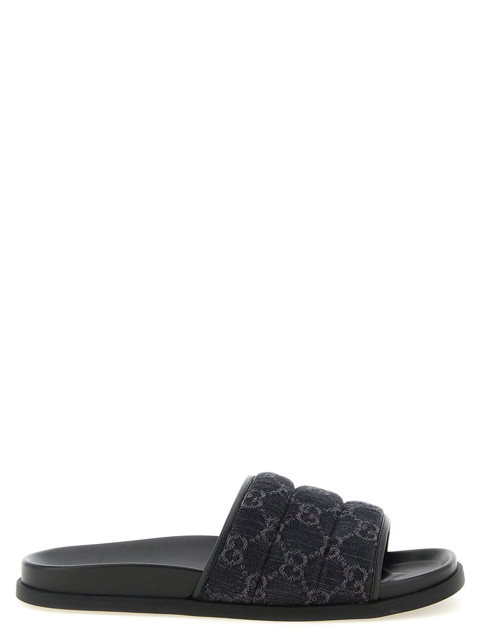 Gucci Gg Denim Slides