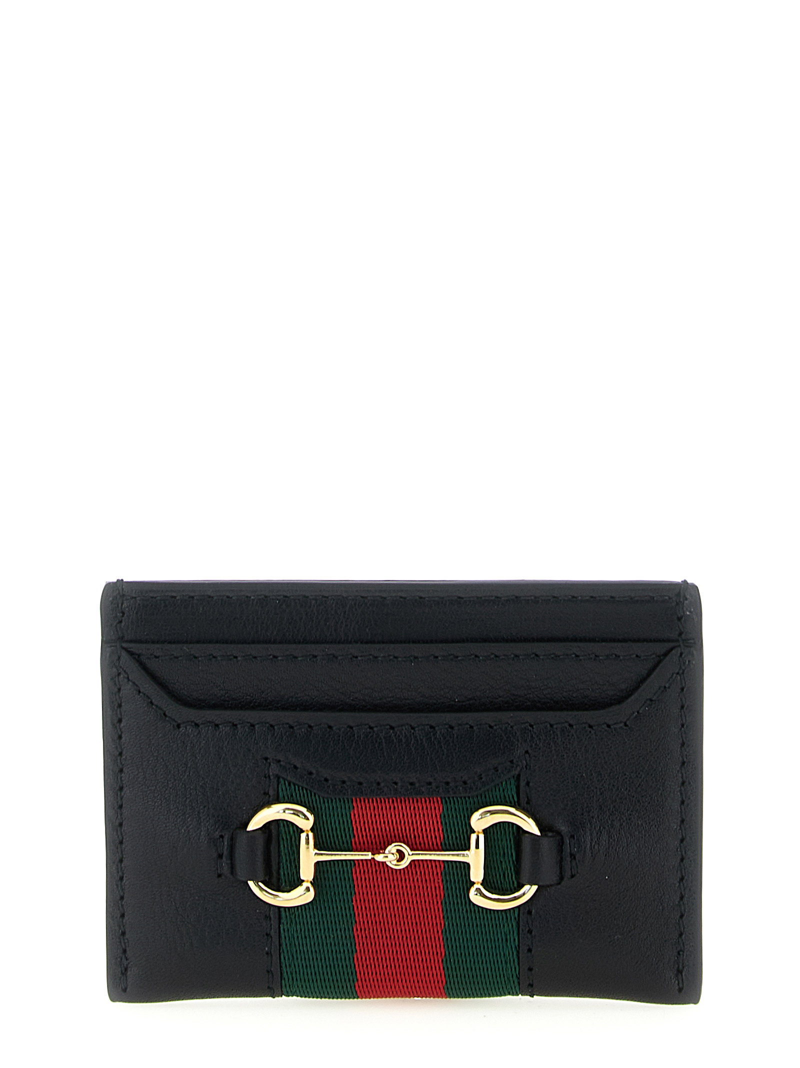 Web Horsebit Gucci Card Holder