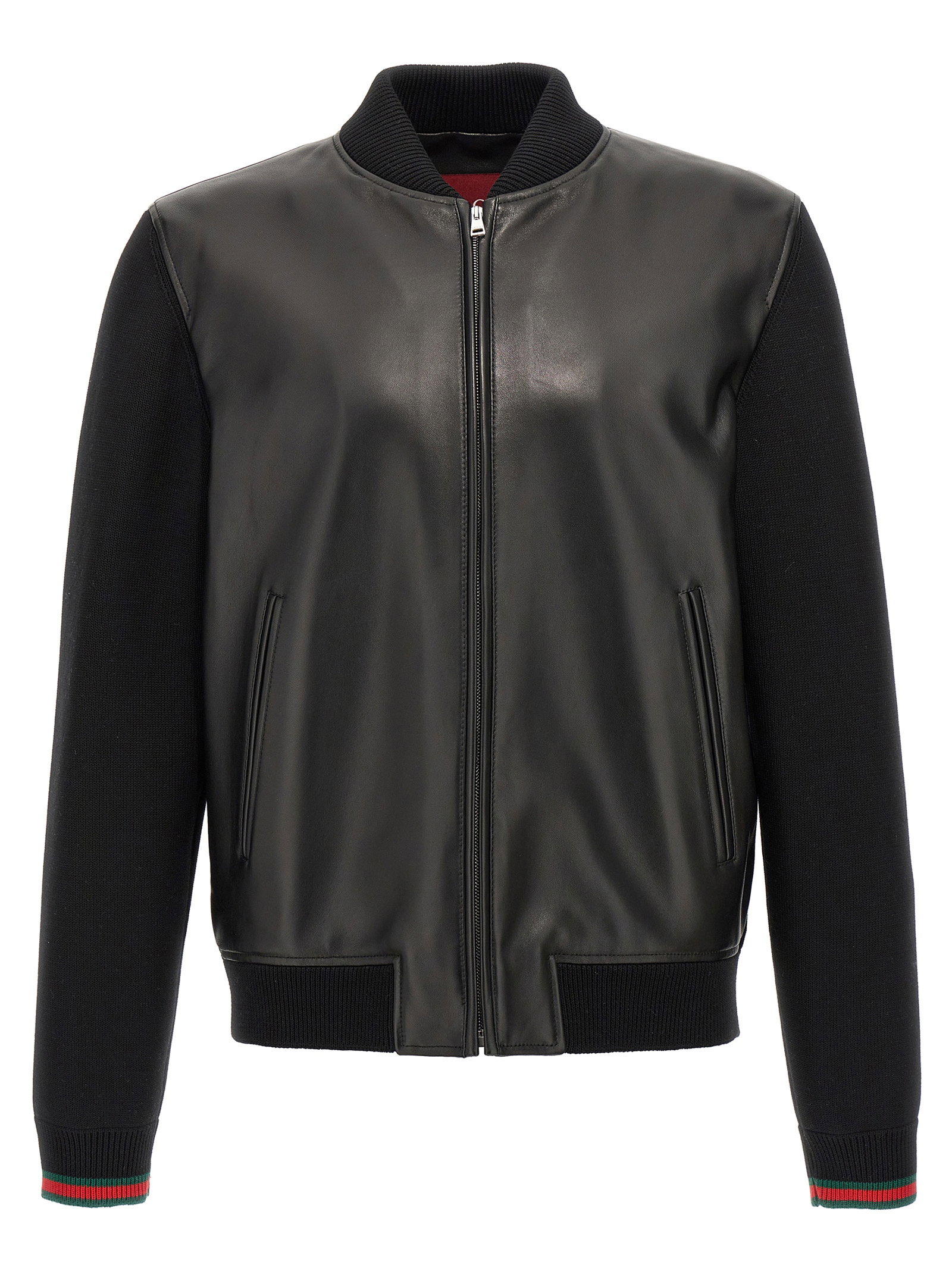 Gucci Bimaterial Bomber Jacket
