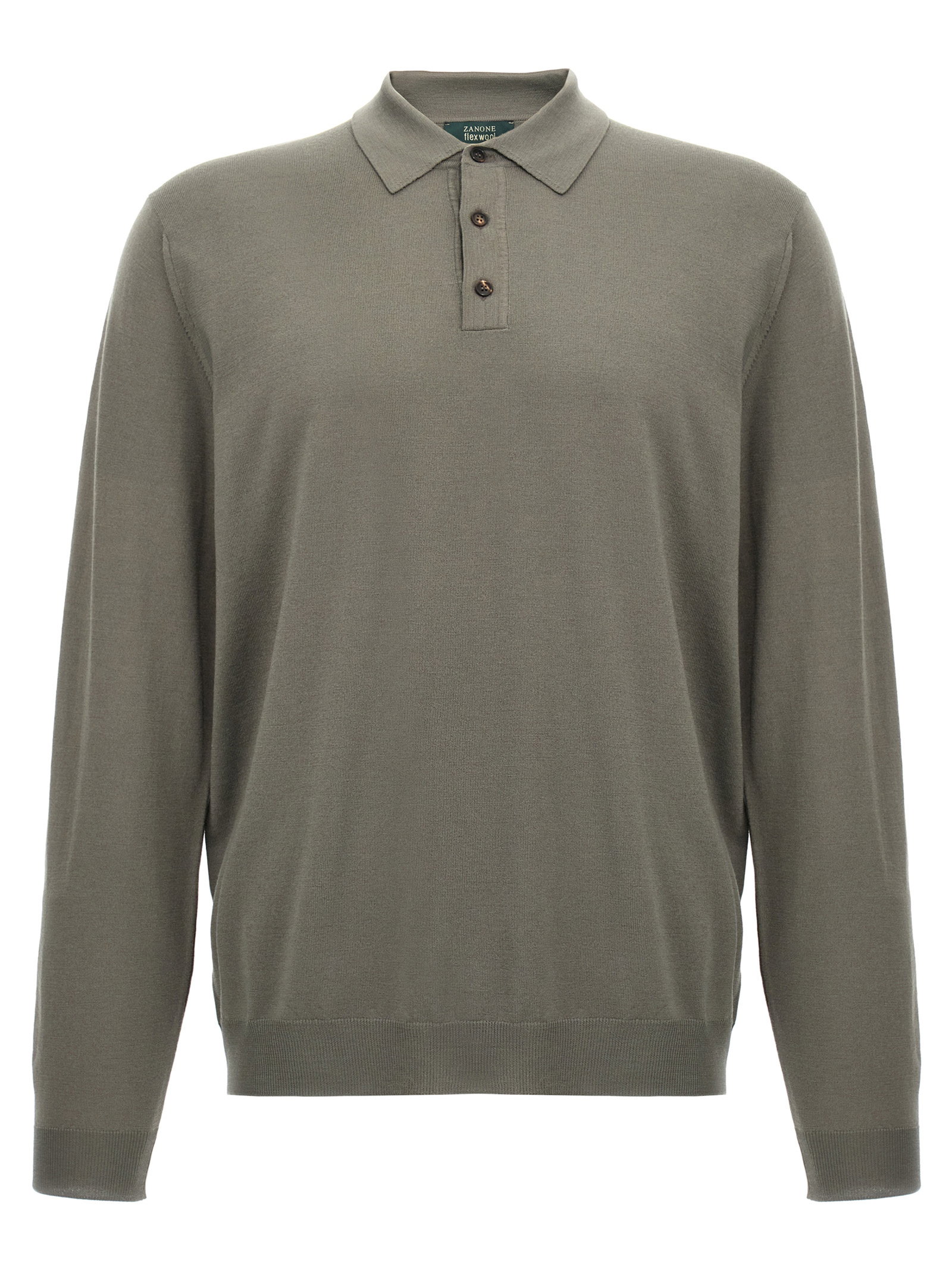 Zanone Wool Polo Shirt