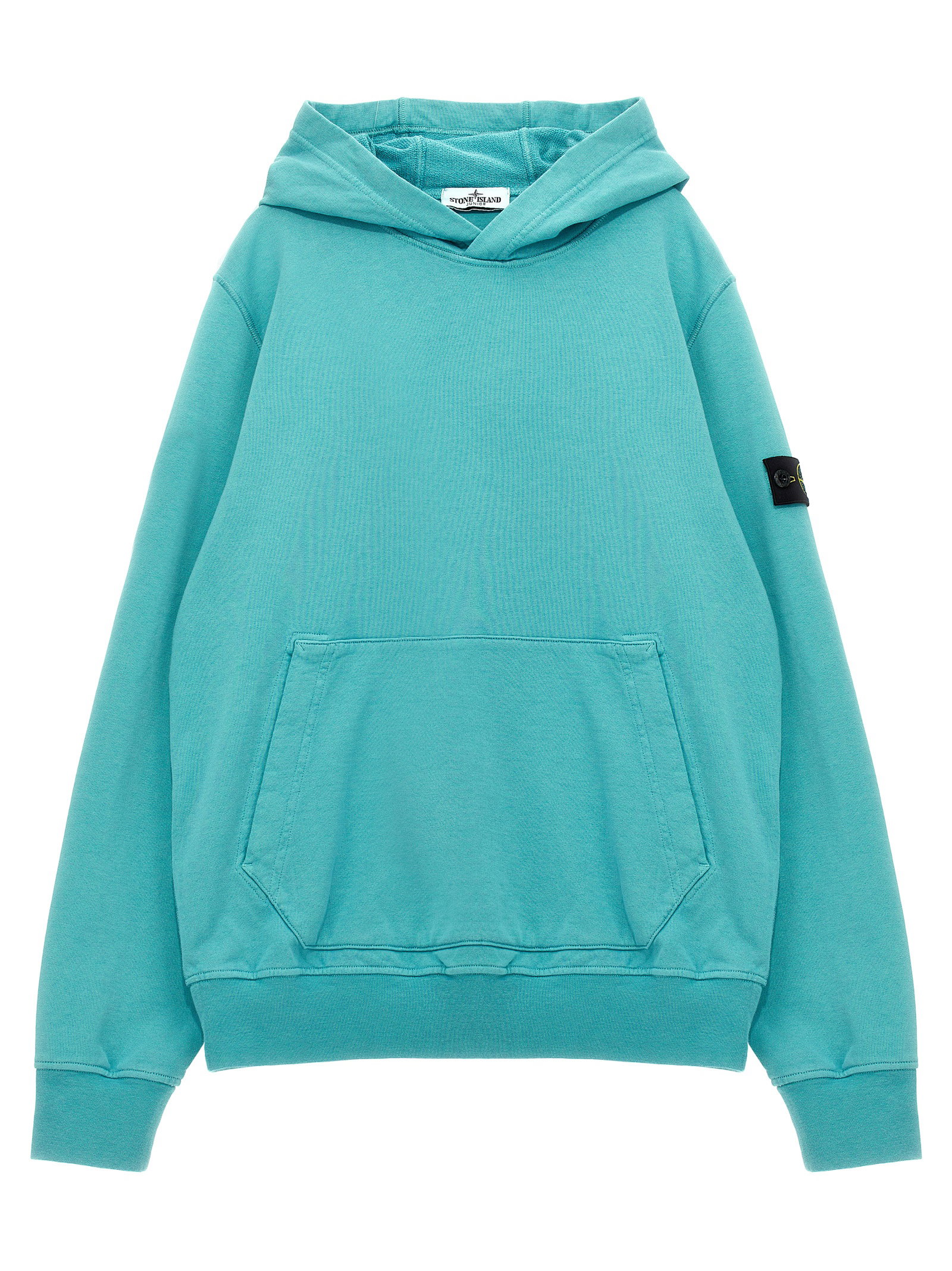 Stone Island Junior Logo Badge Hoodie