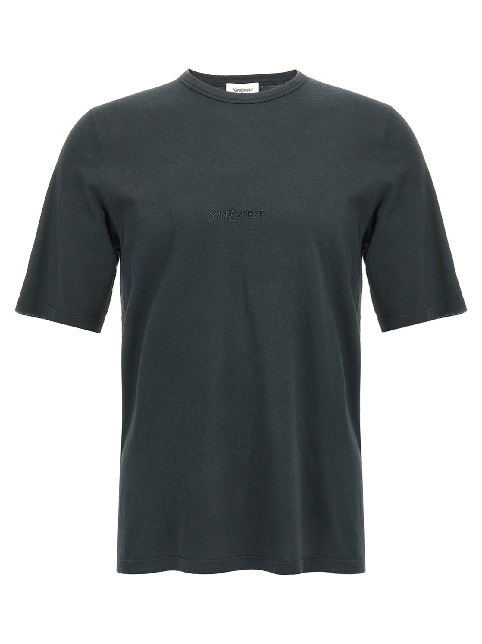 Saint Laurent Logo Embroidery T-shirt