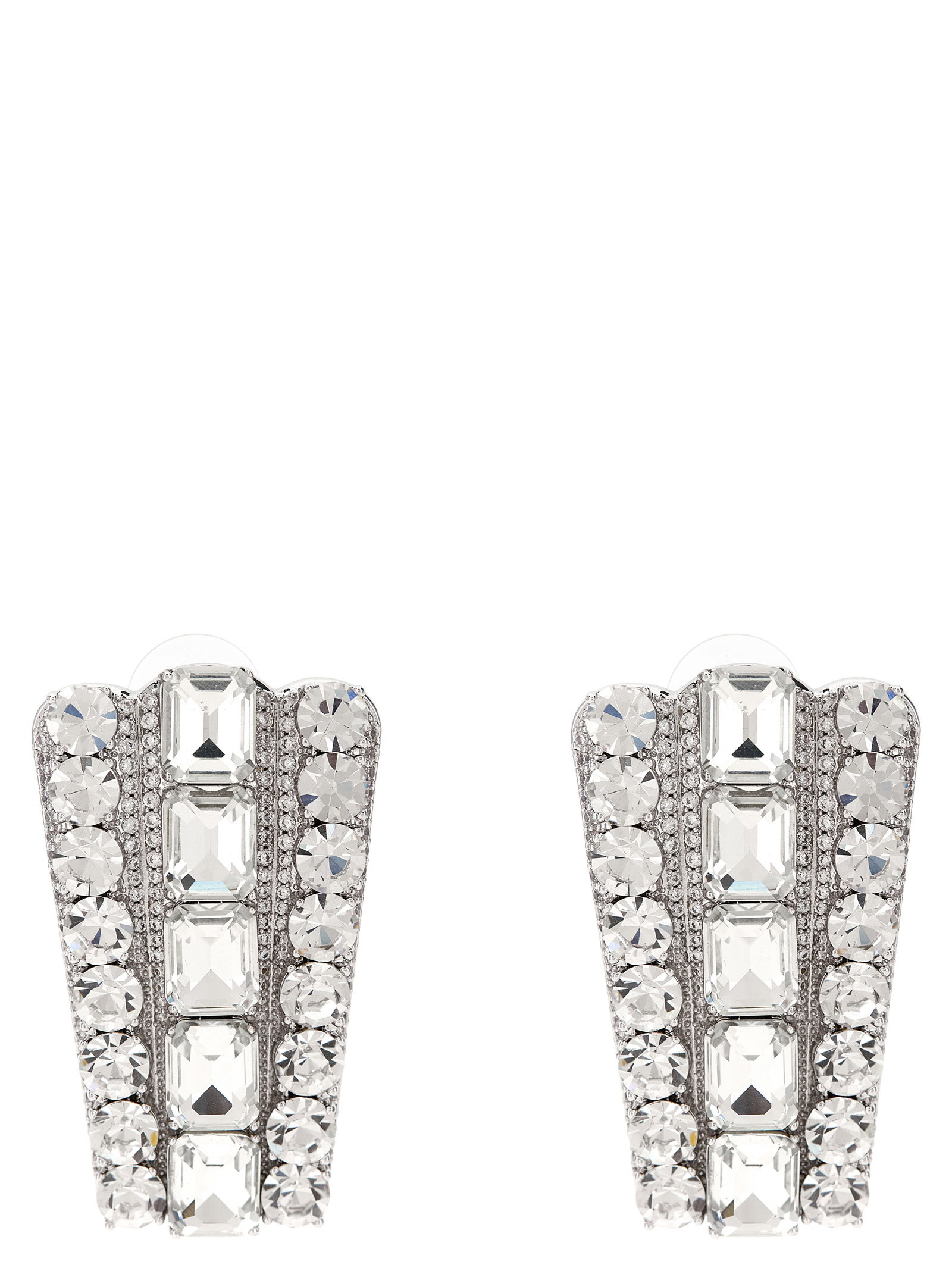 Self-Portrait Multi Crystal Earrings