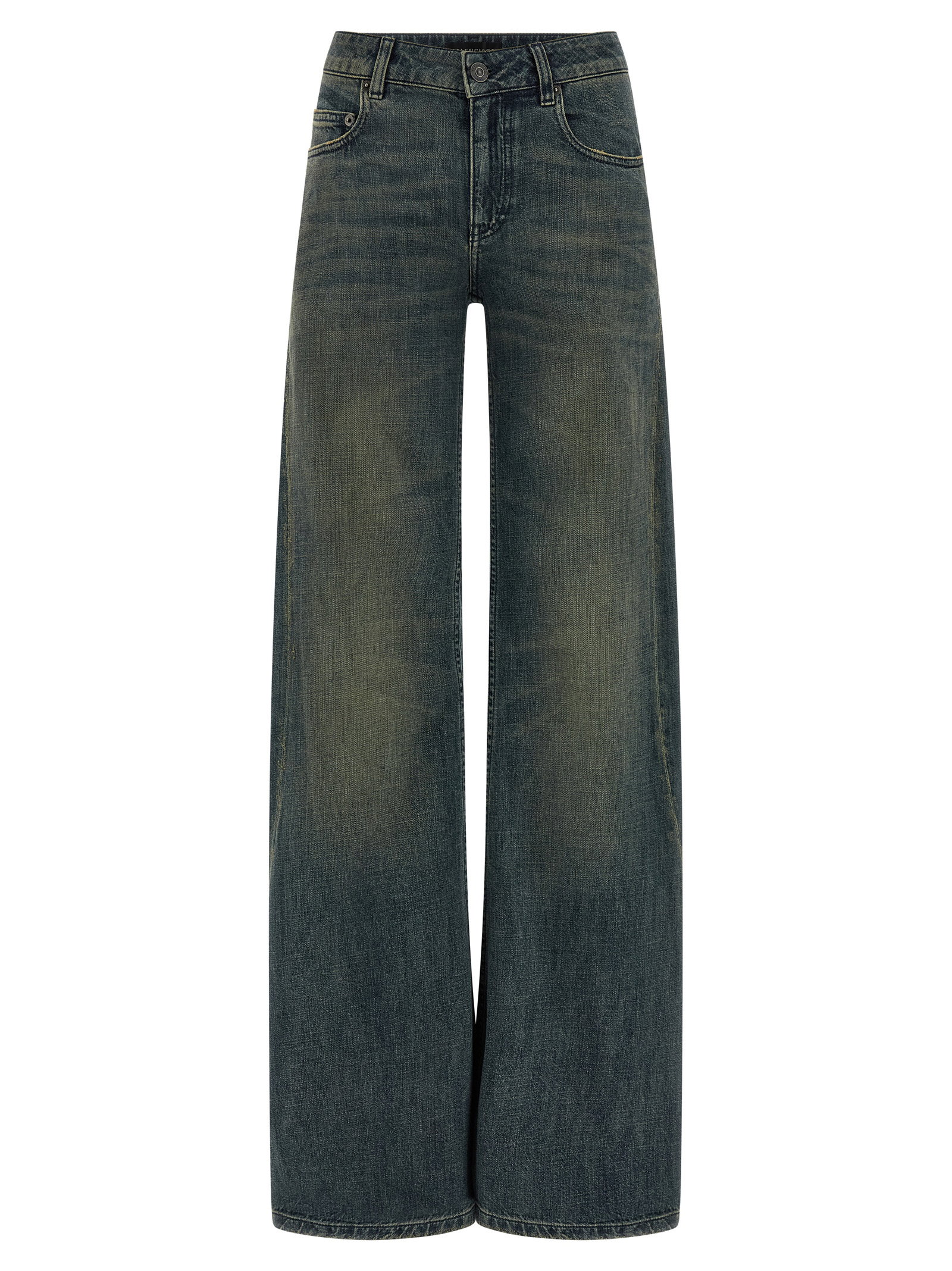 Balenciaga A Gamba Ampia Jeans