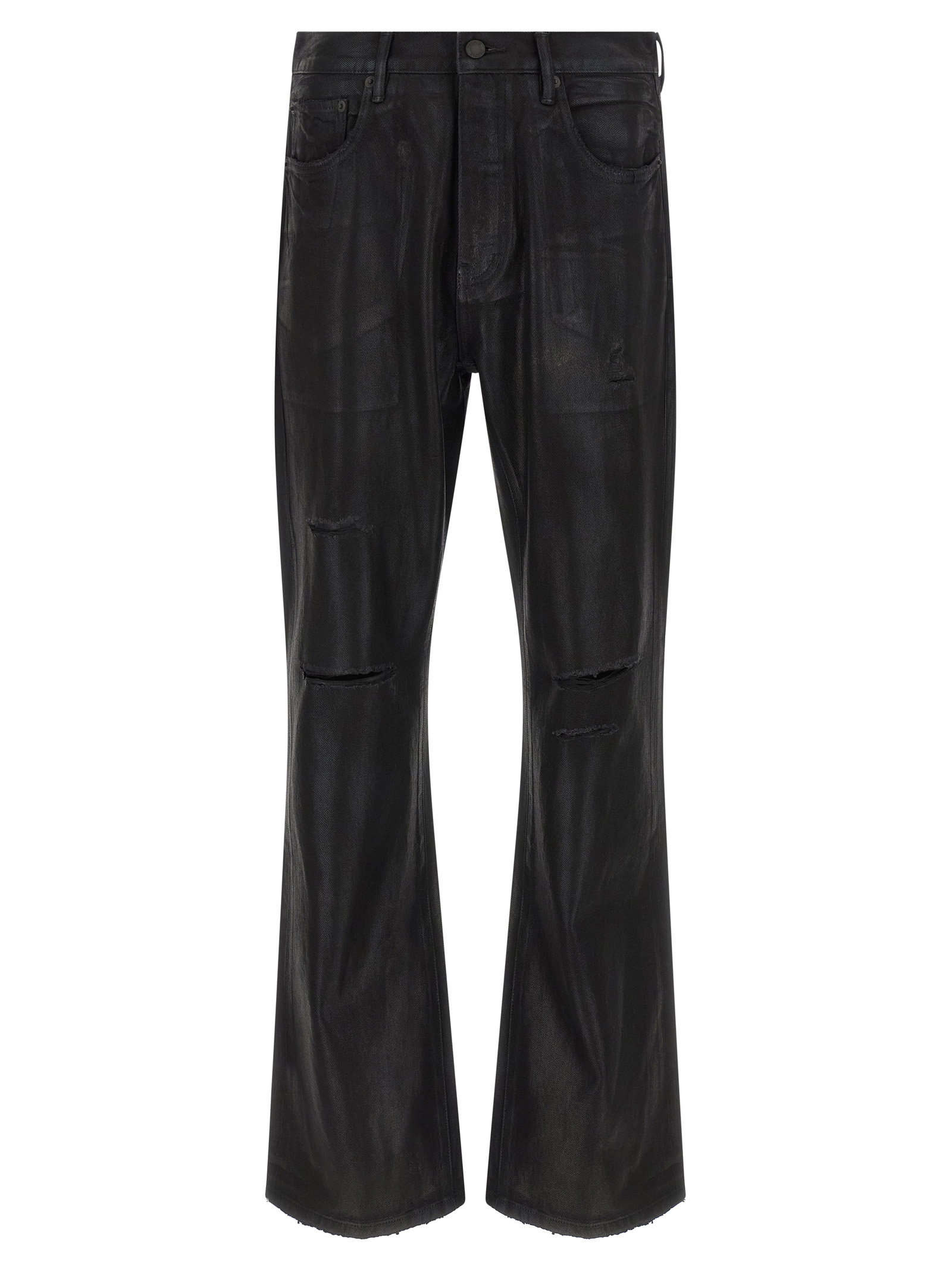 Purple P026 Rinsed Foil Boot Jeans