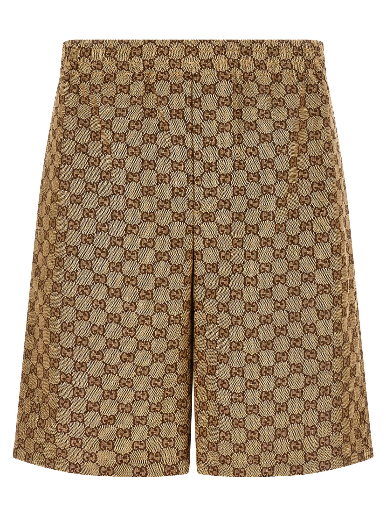Gg Supreme Bermuda Shorts - Gucci Lido Line