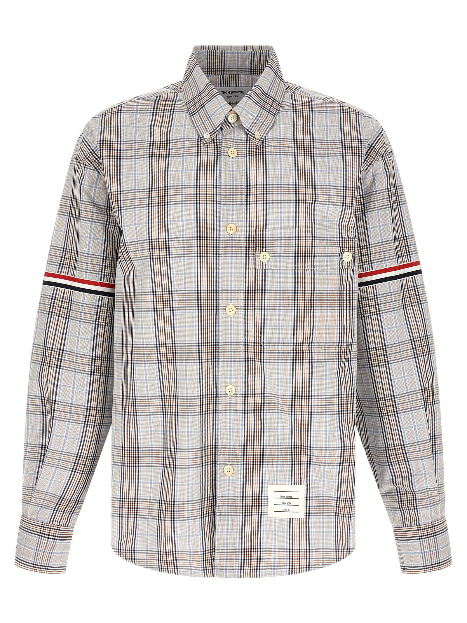 Thom Browne Oversized Rwb Shirt