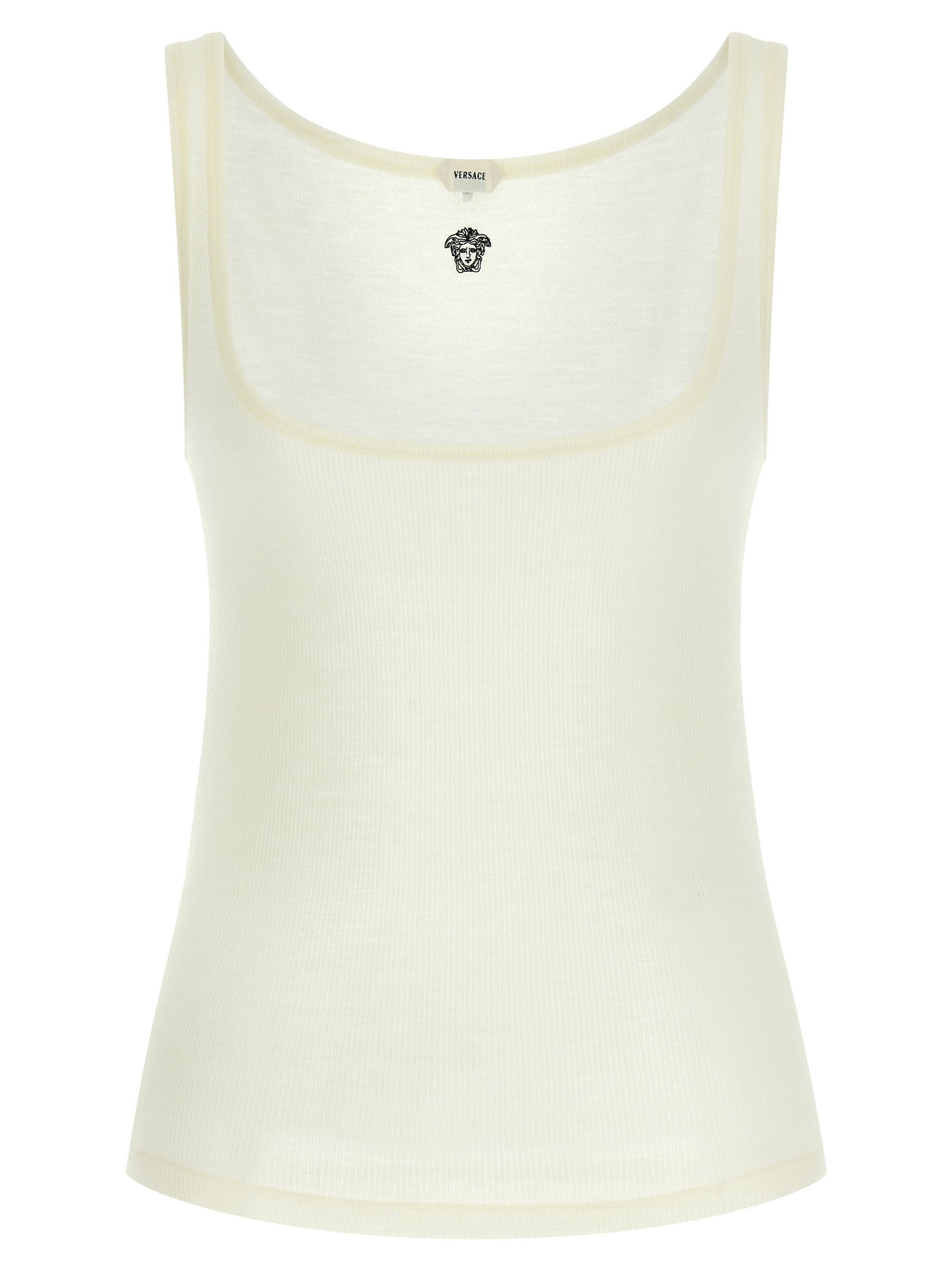 Versace La Medusa Embroidery Top