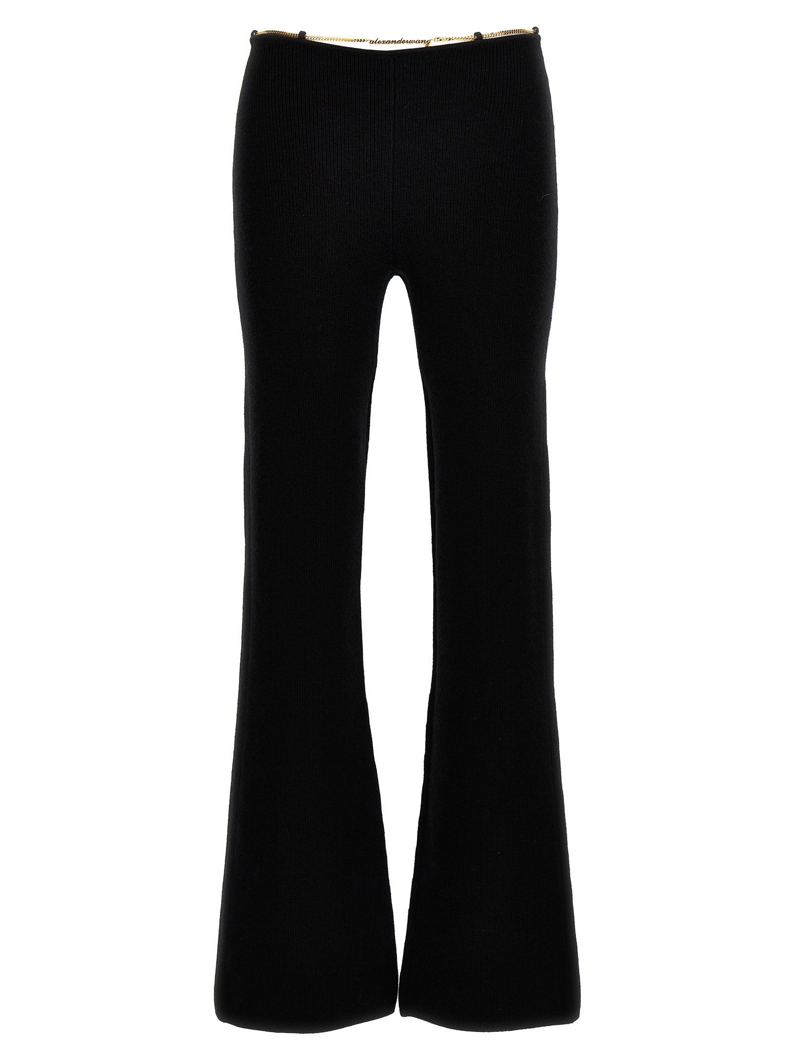 Alexander Wang Gold Nameplate Chain Pants