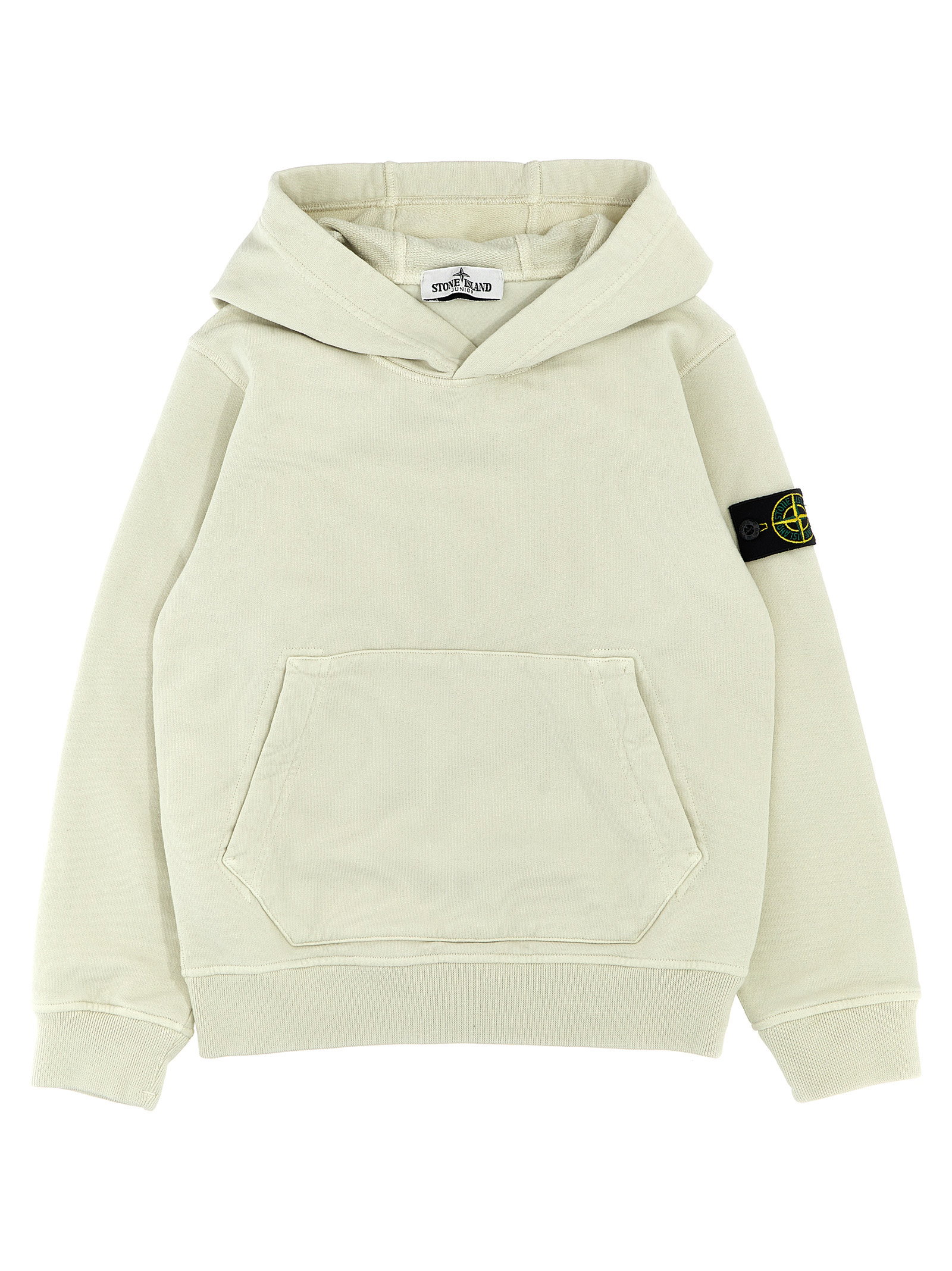Stone Island Junior Logo Patch Hoodie