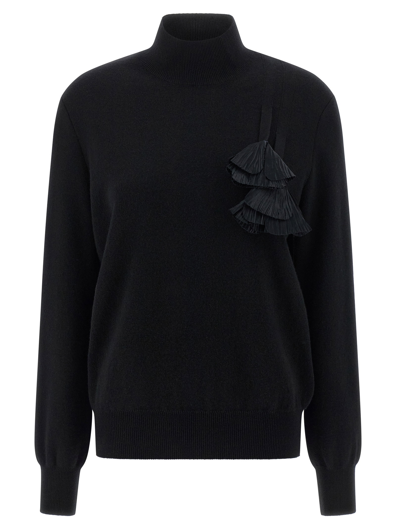 Ferragamo Floral Insert Sweater
