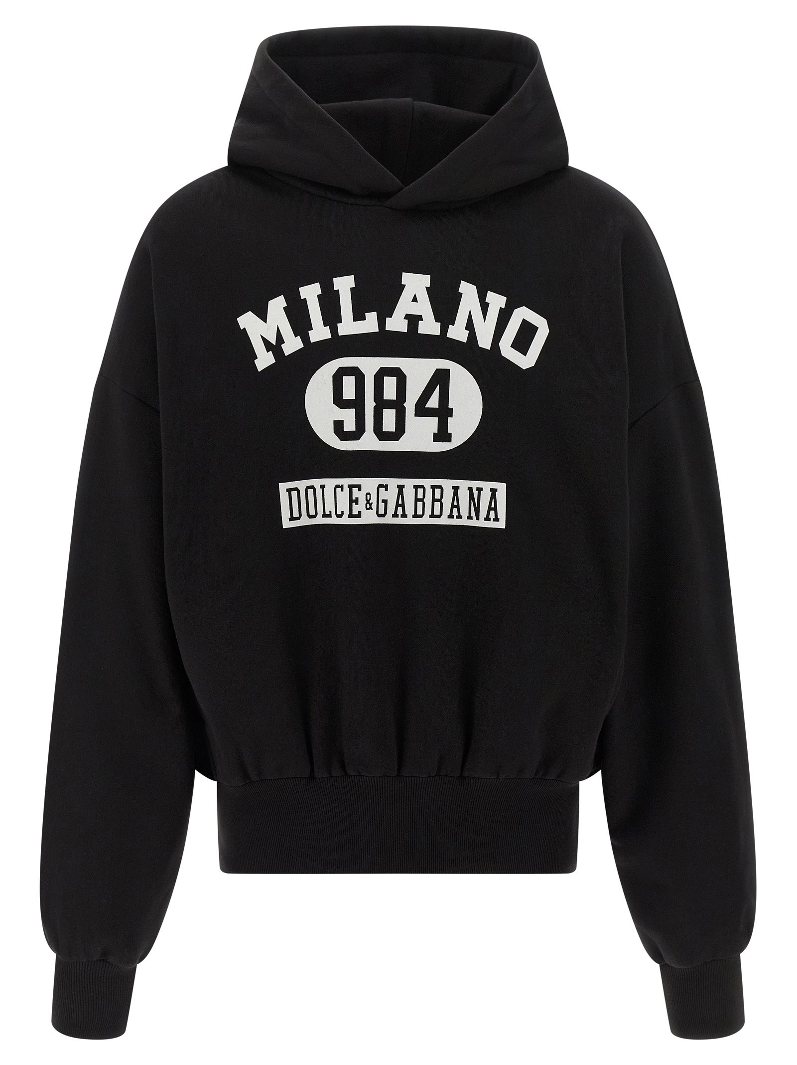 Dolce & Gabbana Flocked Print Hoodie