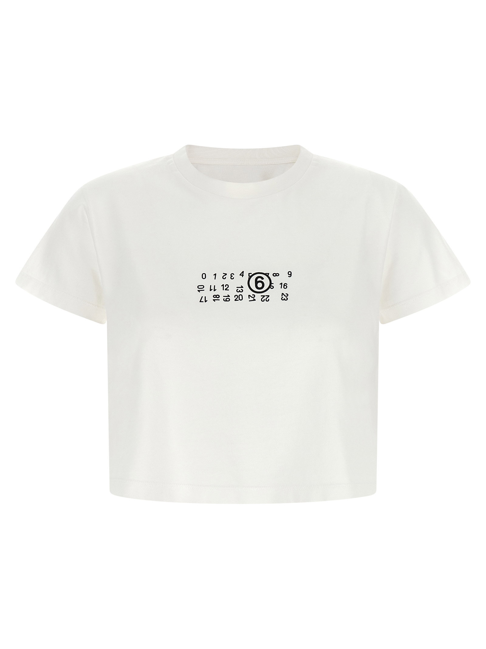 Mm6 Maison Margiela Numeric Signature Mm6 Upside Down T-shirt