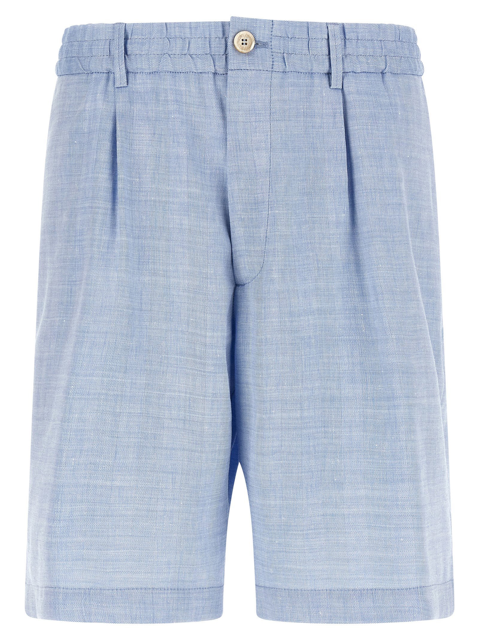 Brunello Cucinelli Chevron Bermuda Shorts