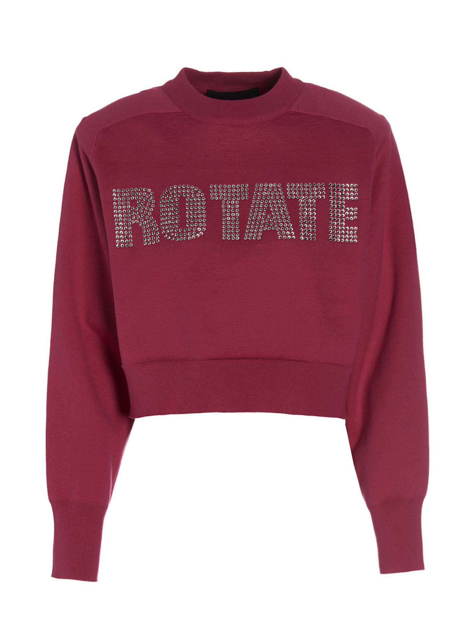 Rotate Birger Christensen Firm Rhinestone Sweatshirt