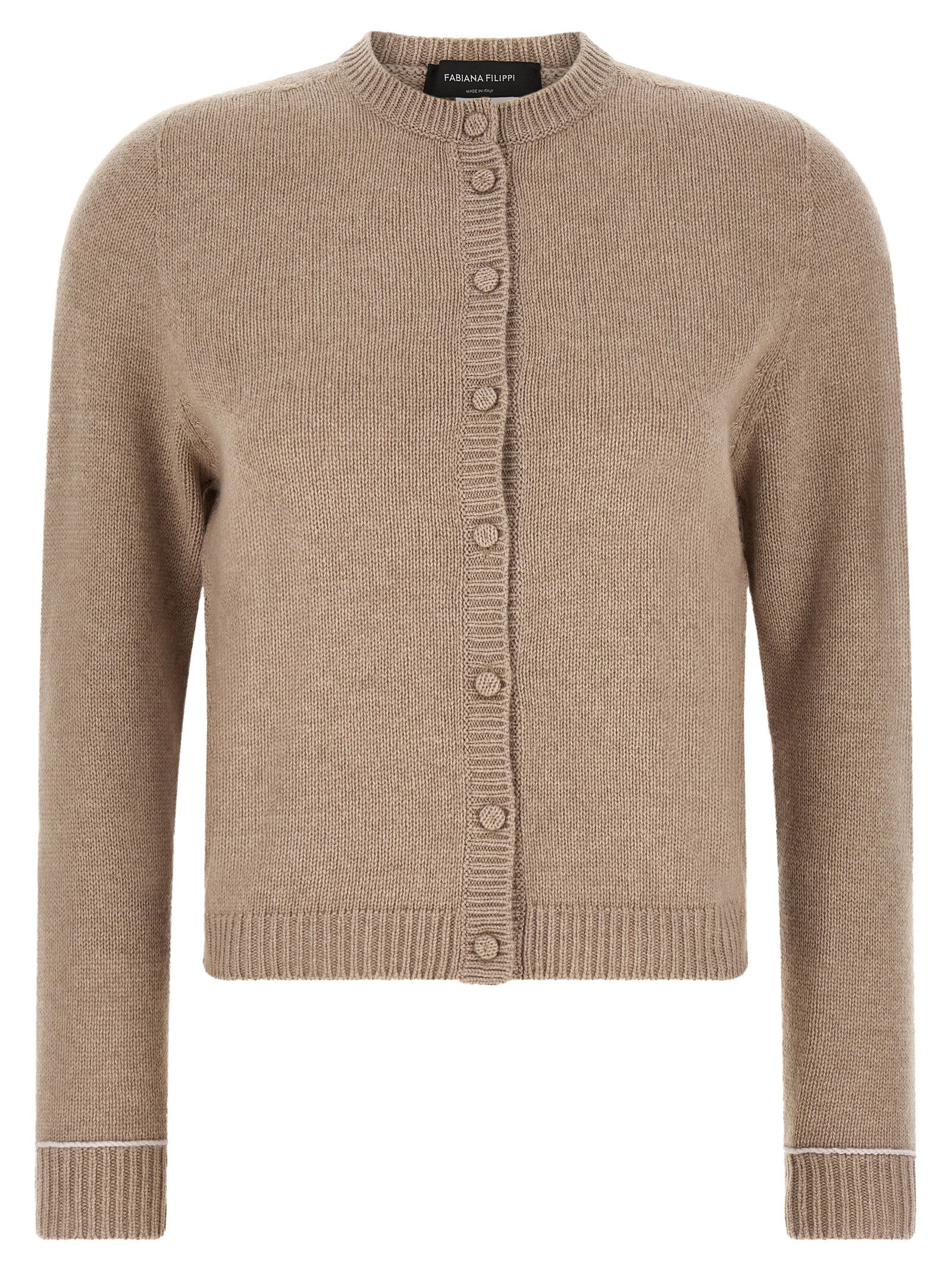 Fabiana Filippi Covered Buttons Cardigan