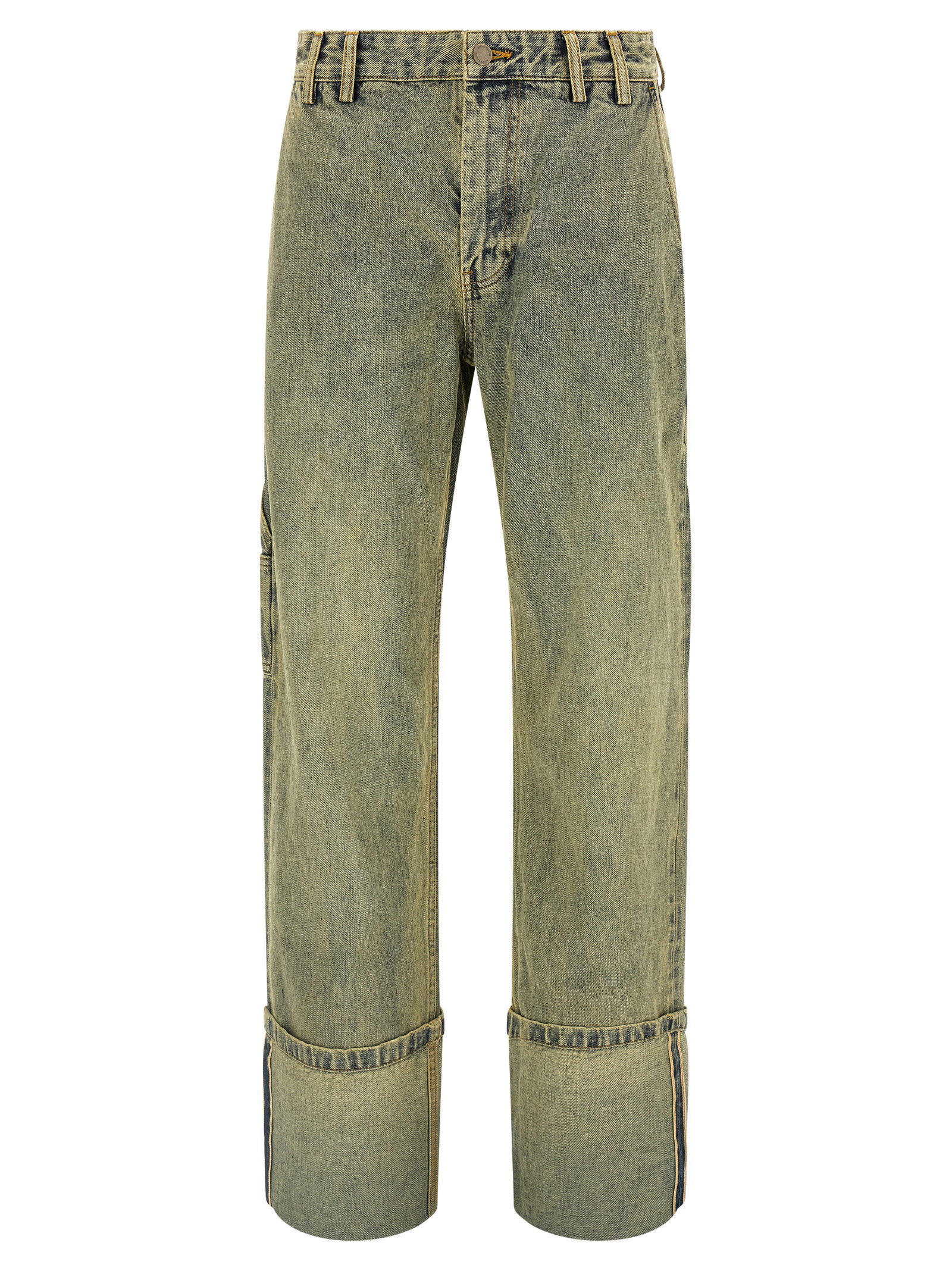 Entire Studios Cuff Surface Wave Jeans