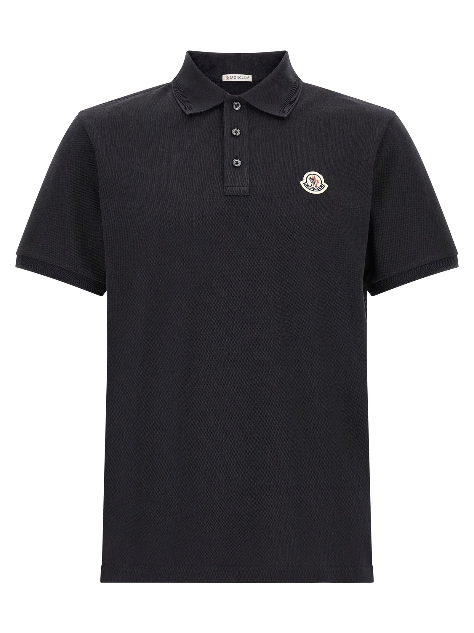Moncler Logo Patch Polo Shirt