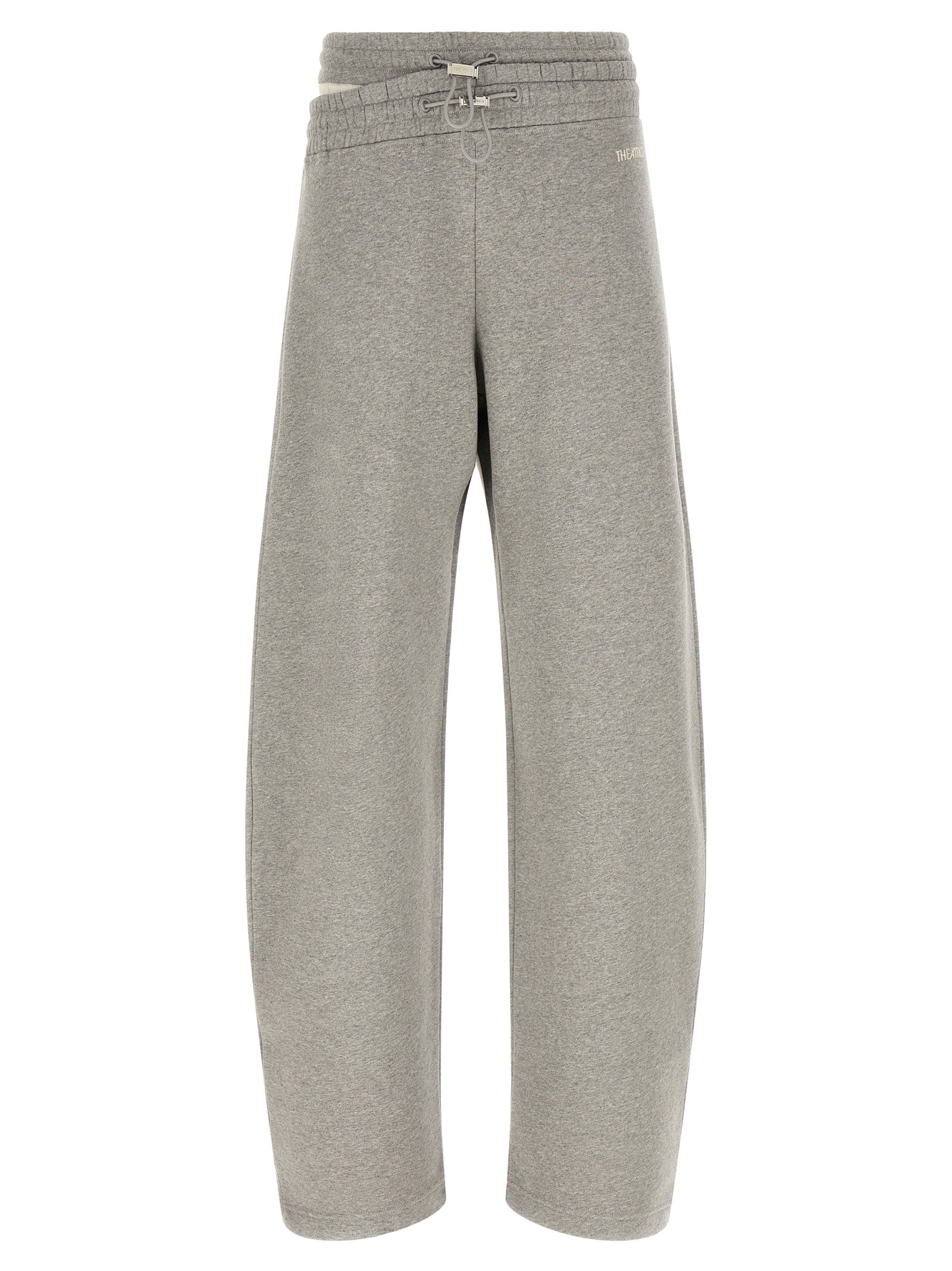 The Attico Asymmetrical Double Waist Trousers