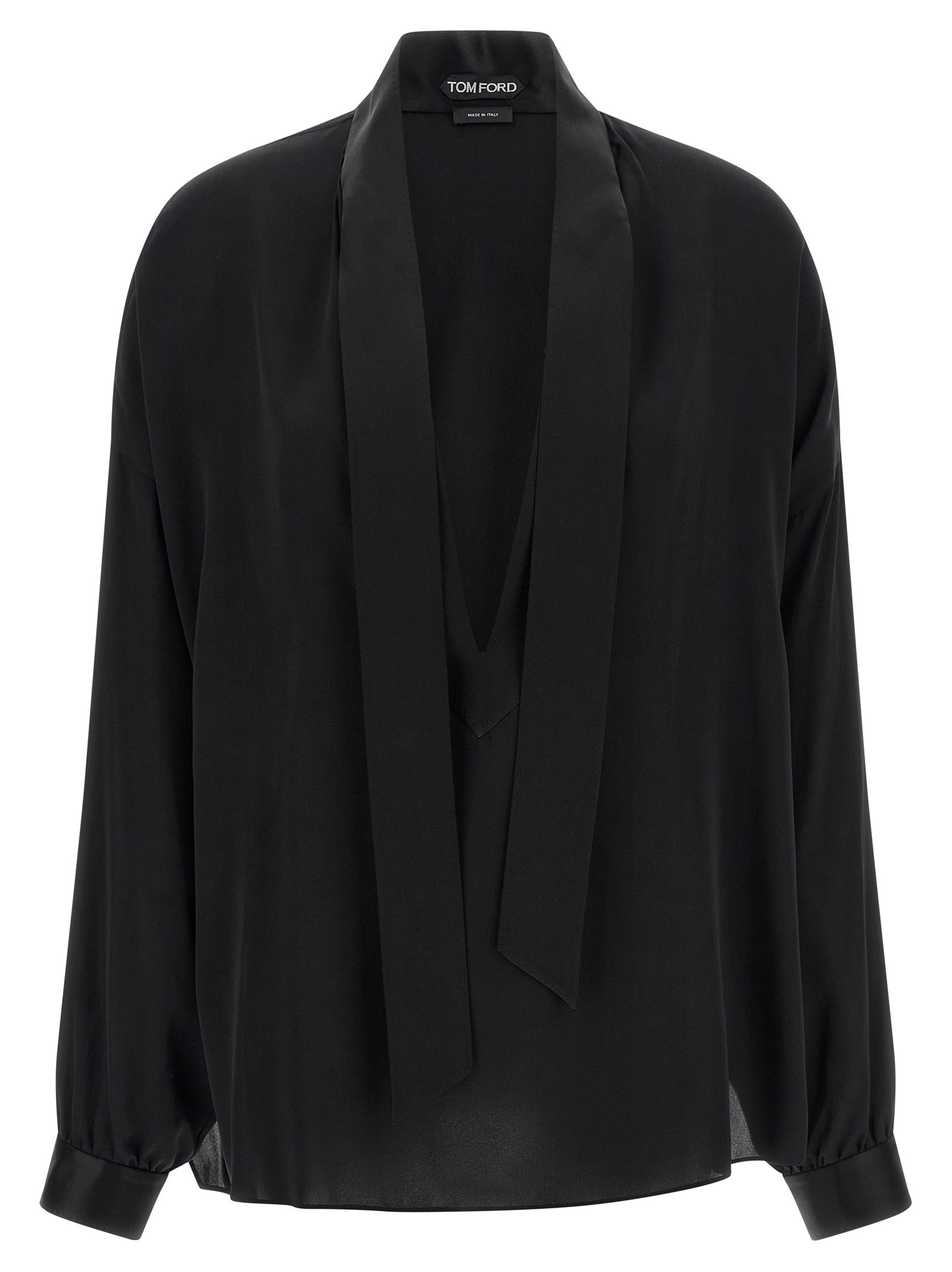 Tom Ford Lavallière Neck Blouse