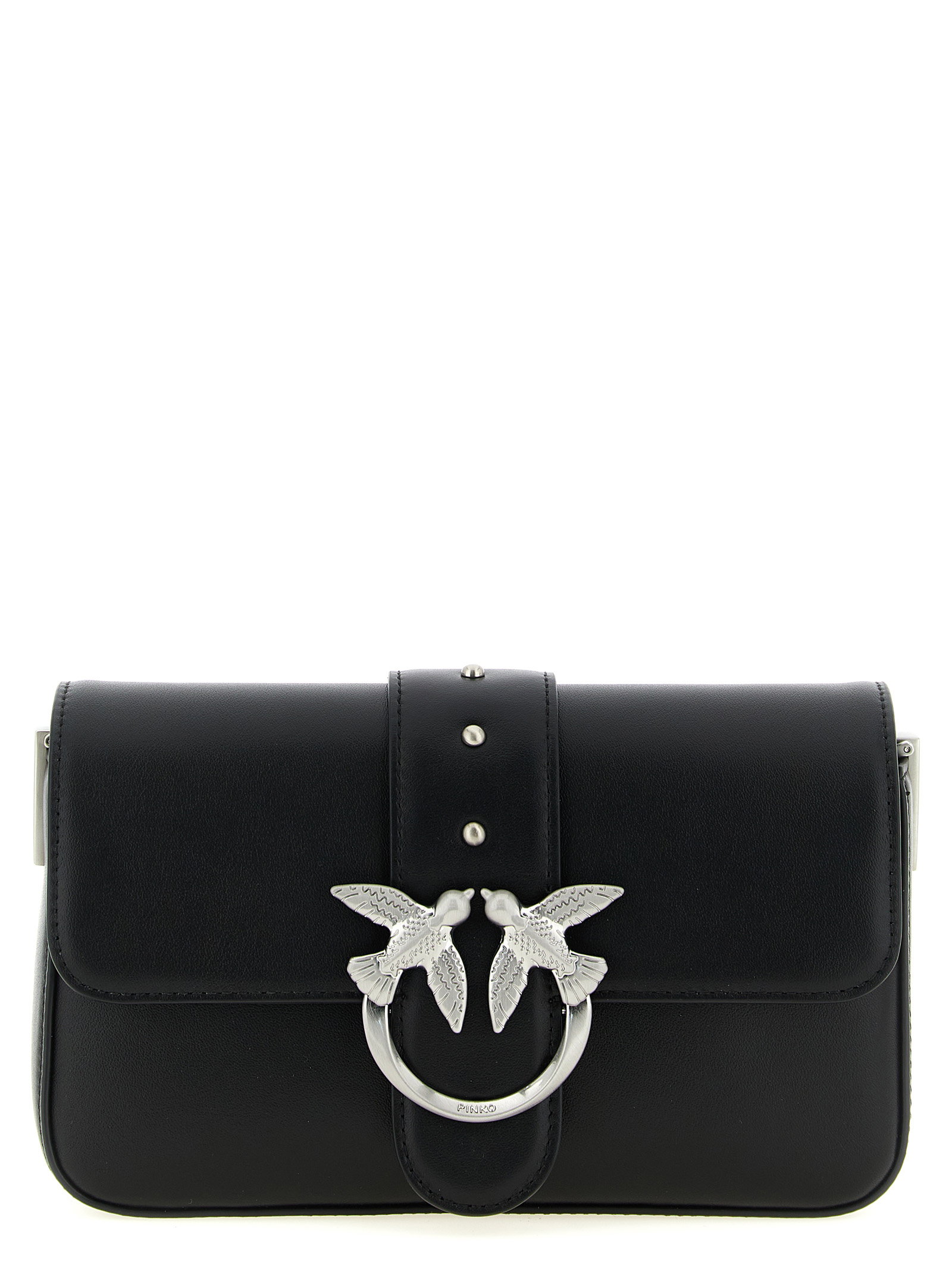 Pinko Mini Love Slouchy Shoulder Bag