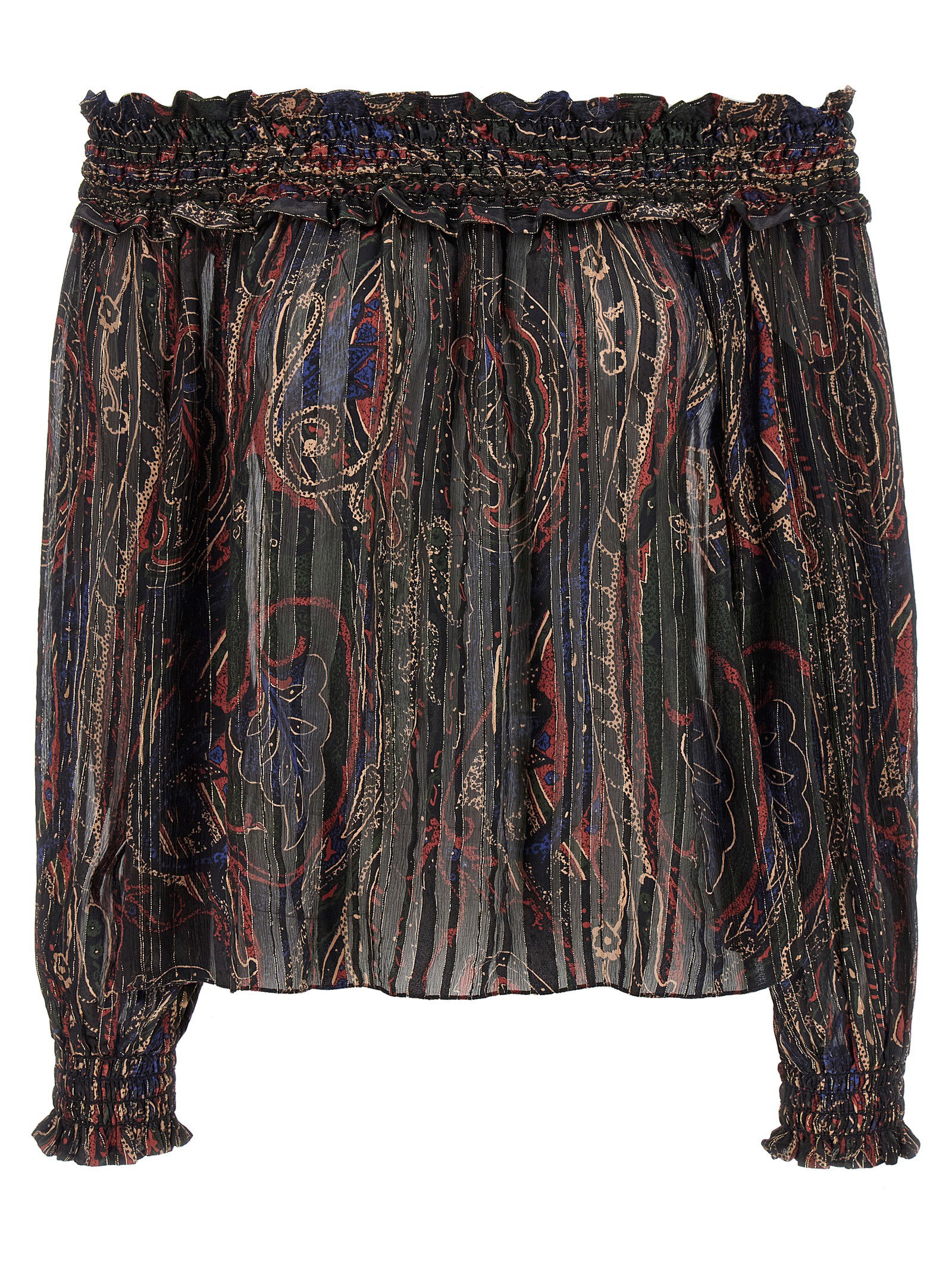 Saint Laurent Smock Stitch Blouse