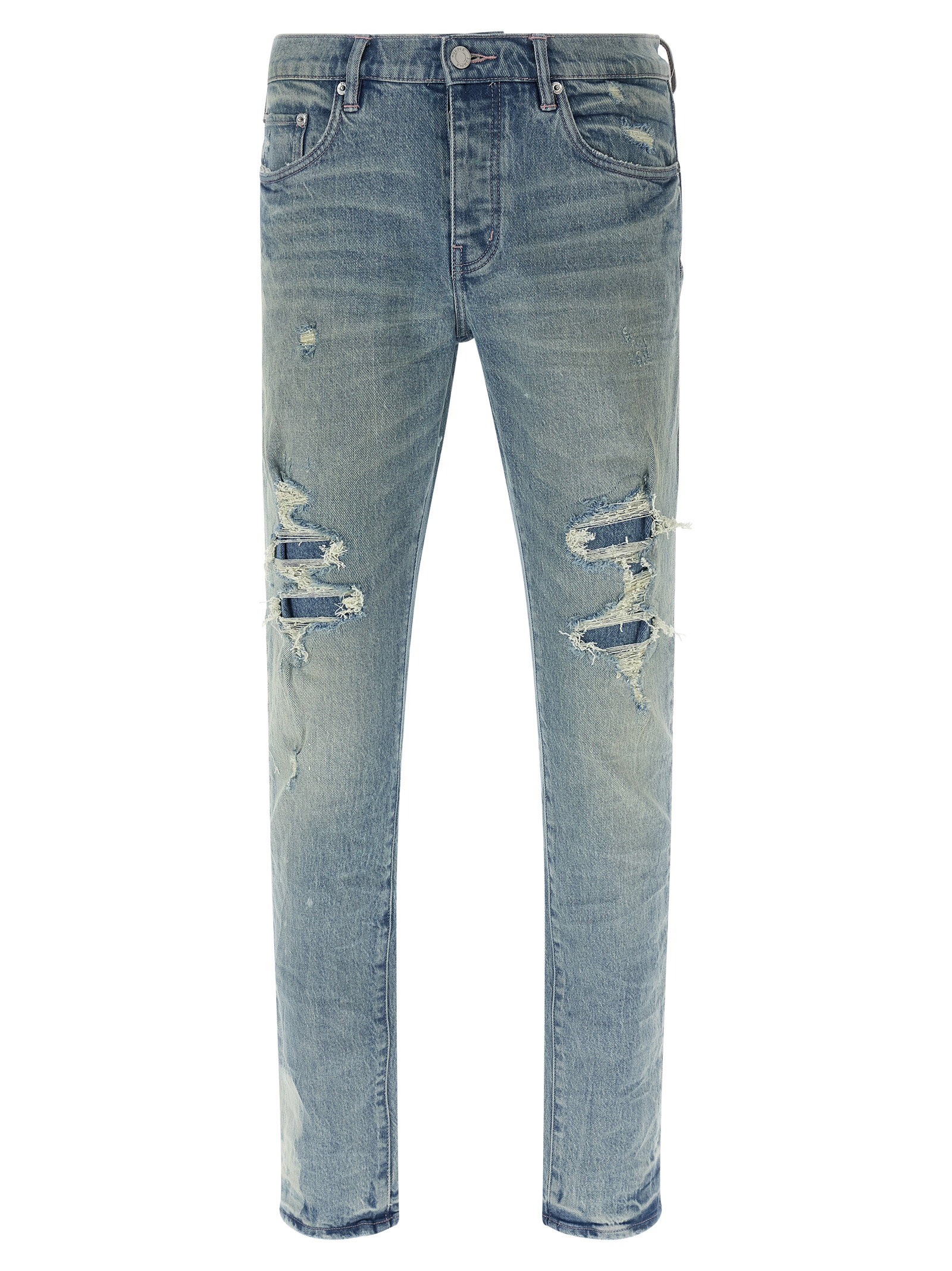 Purple P001 Repairs Jeans