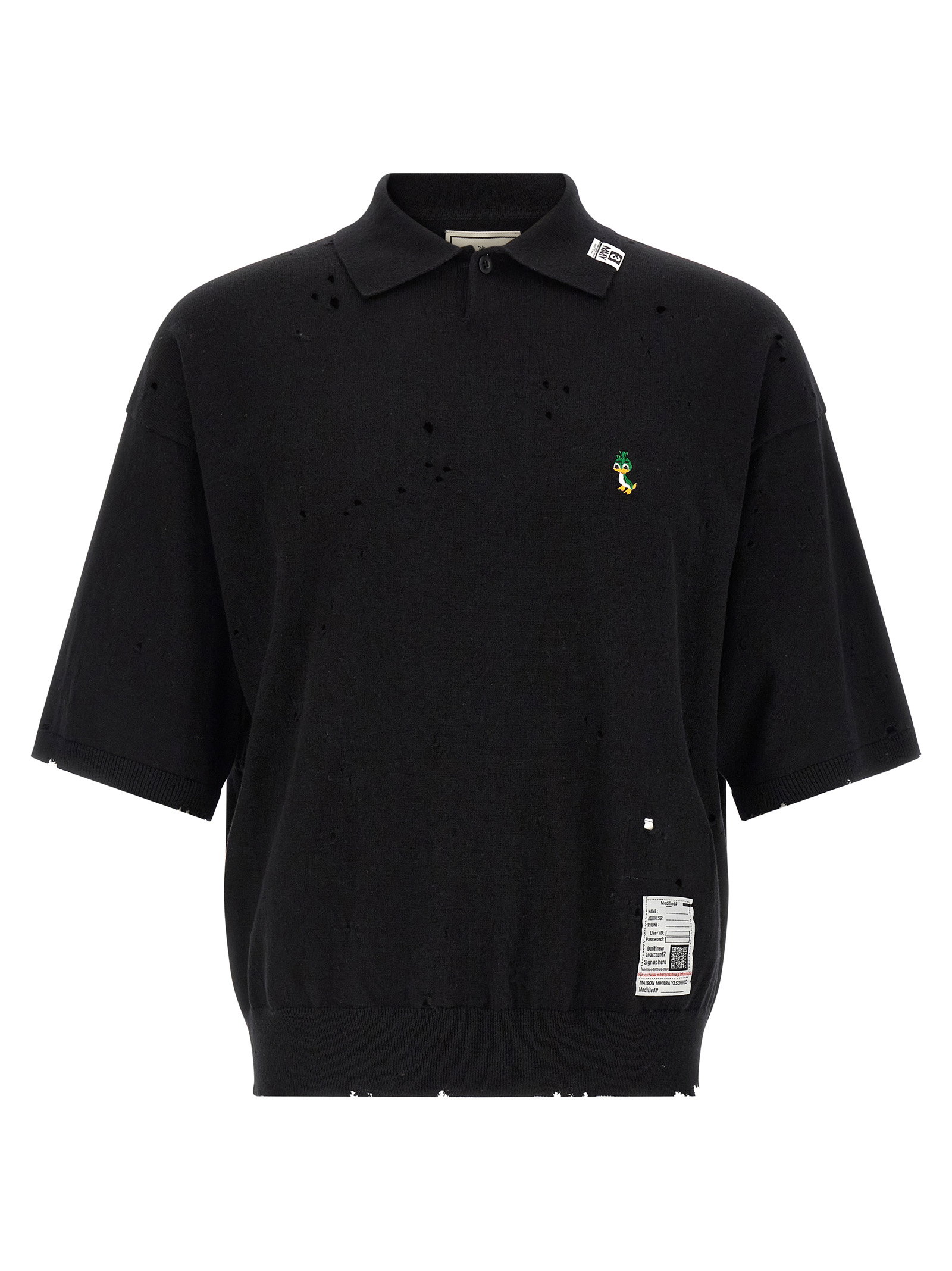Maison Mihara Yasuhiro Embroidery Polo Shirt