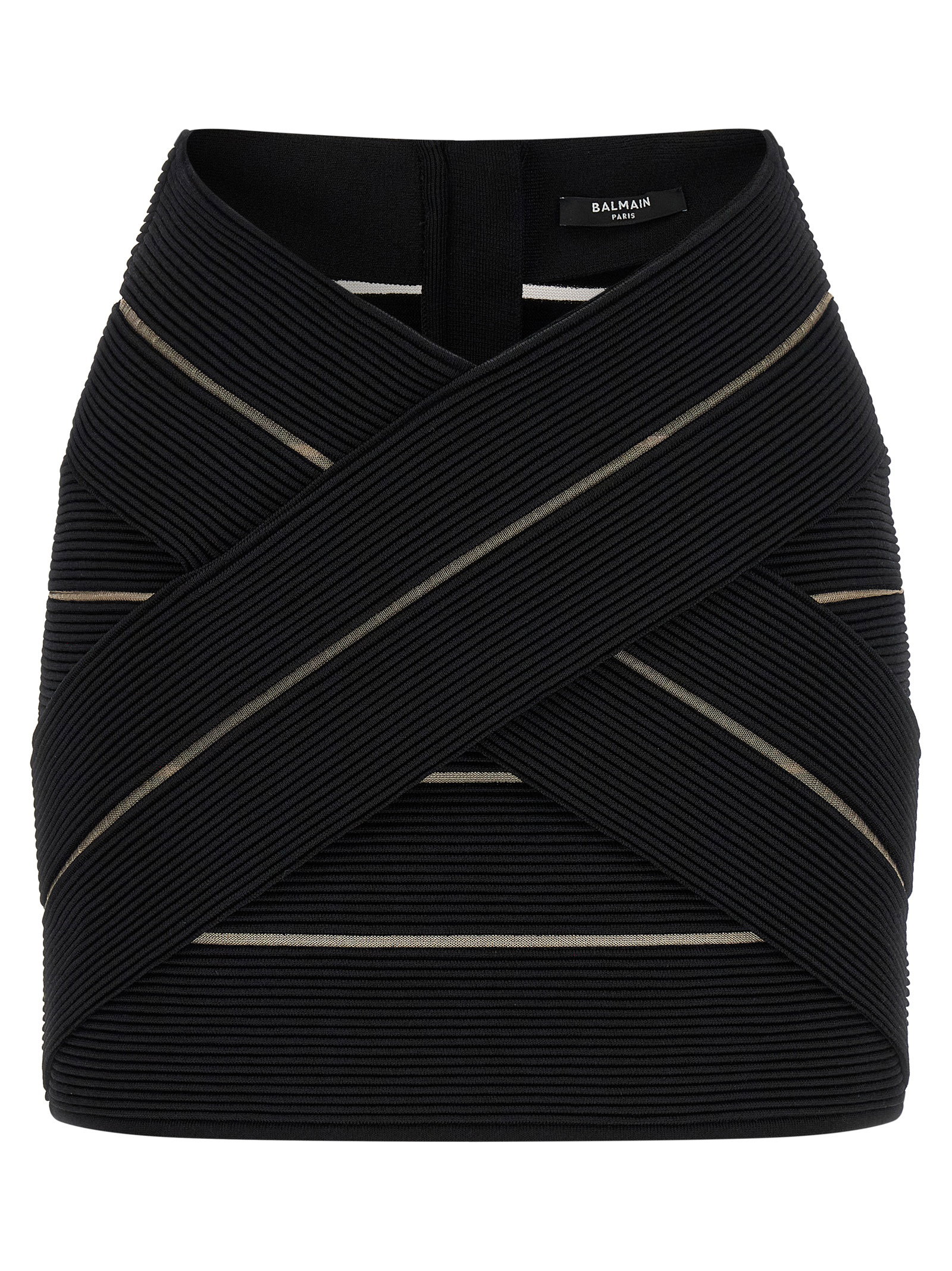Balmain V-shaped Waist Skirt